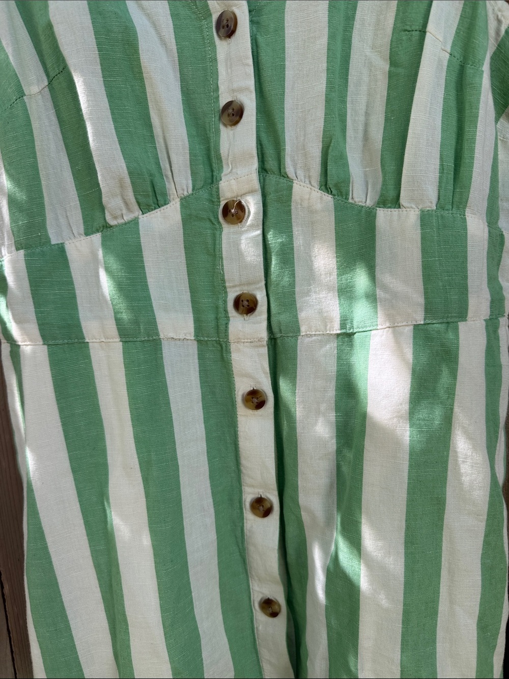 PACT organic summer linen dress - Picture 3 of 5